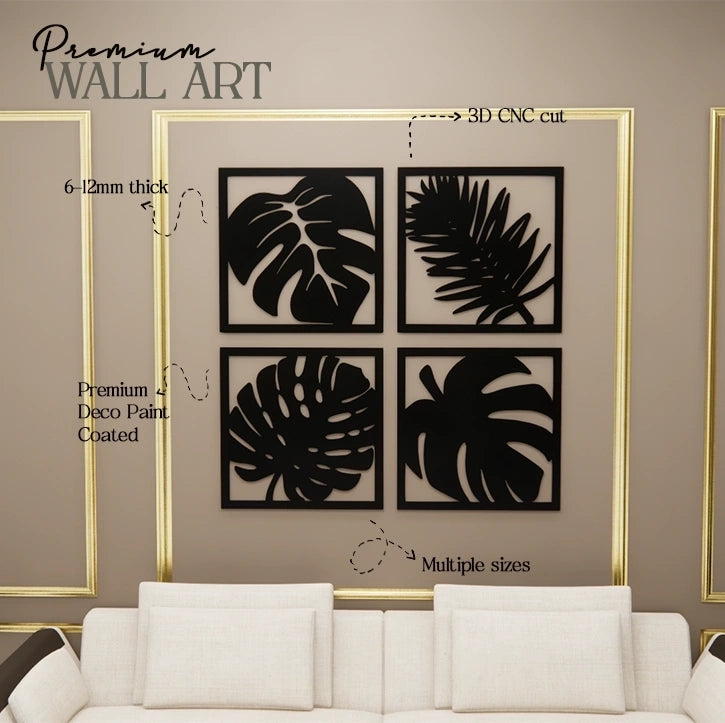 Quadra Leaf Wall Art