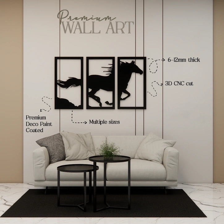 Metafurn Horse wall art for home