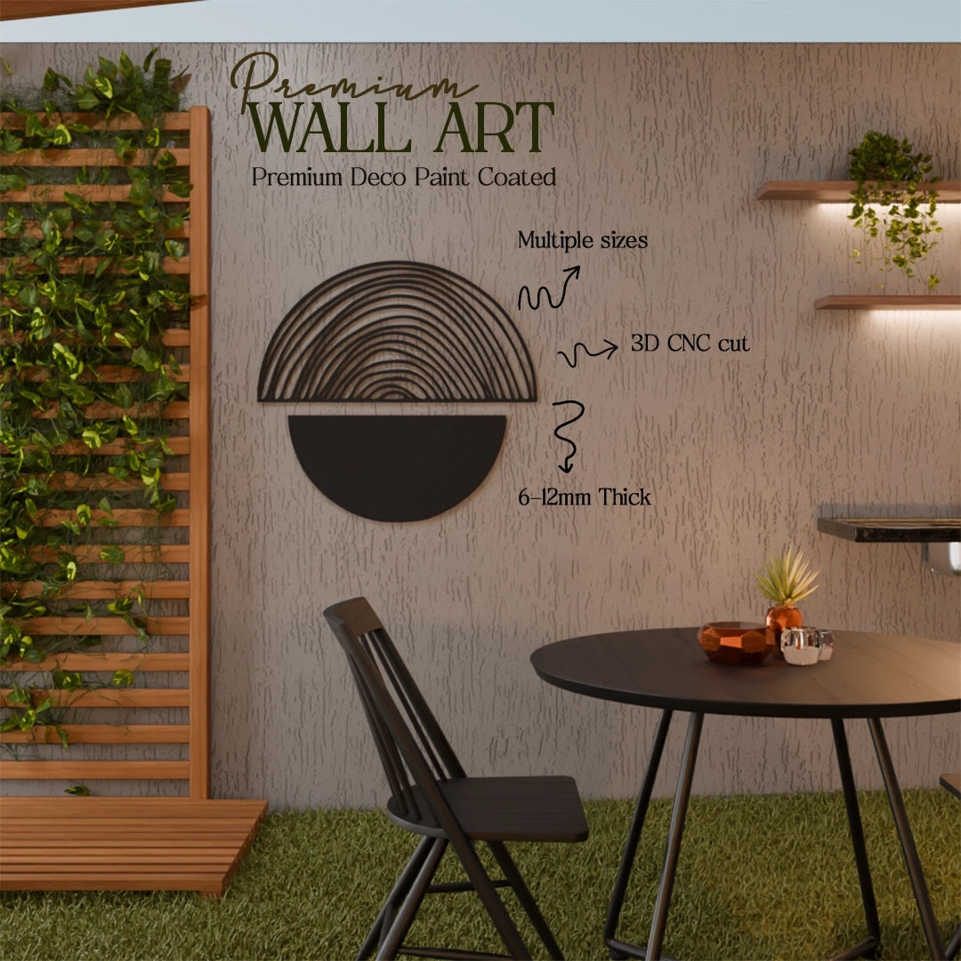 Metafurn Two Half wall decor for living room