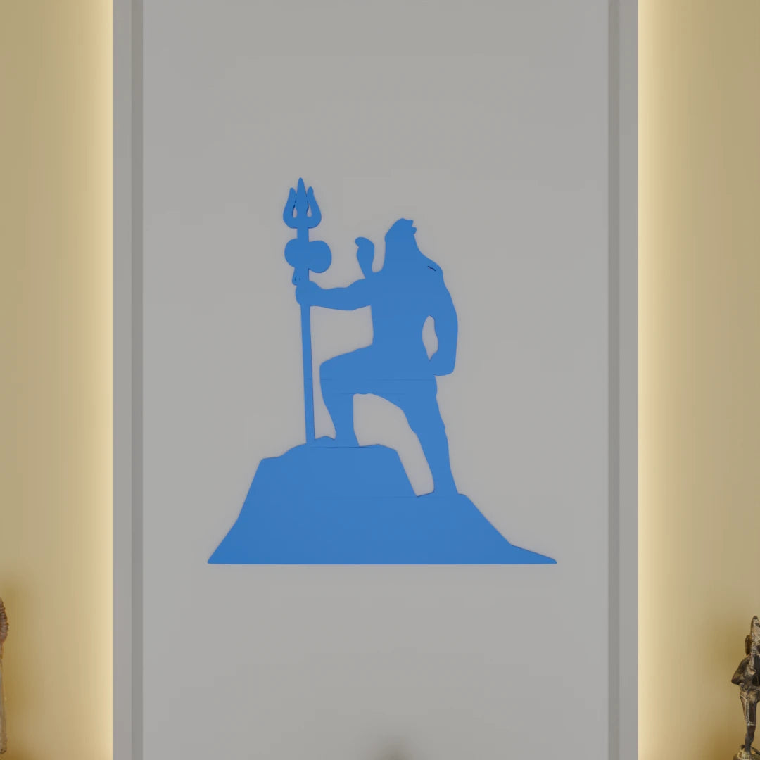 Metafurn Natraj Large Wooden Wall Art Symbolizing Divine Dance