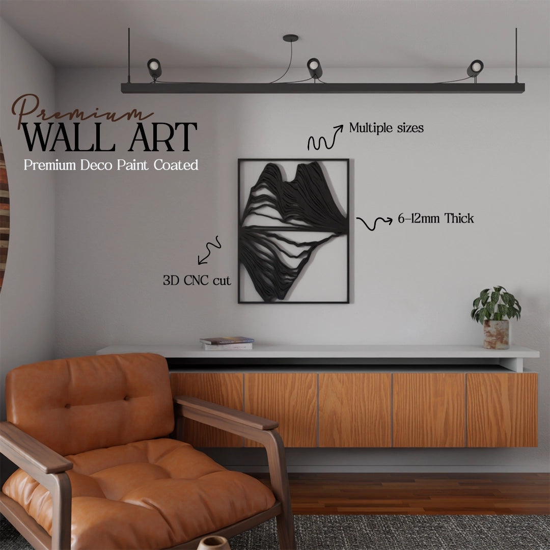 Metafurn Mountain Sun wall decor for living room