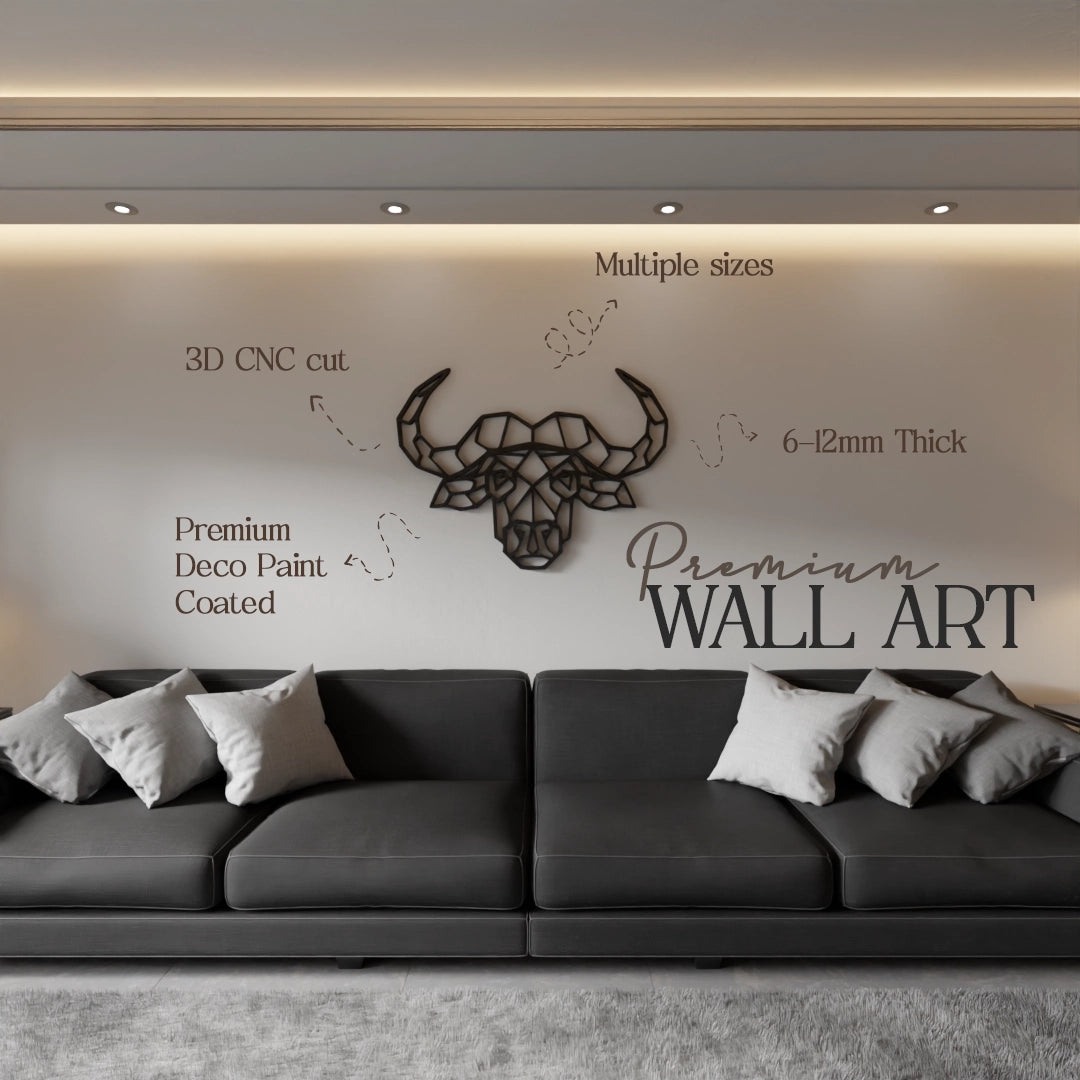 Bull Head Wall Art
