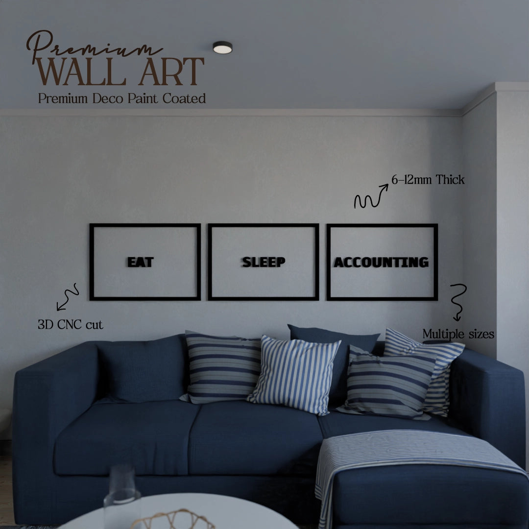 The Accounting Life- 15x10(Each) Inches