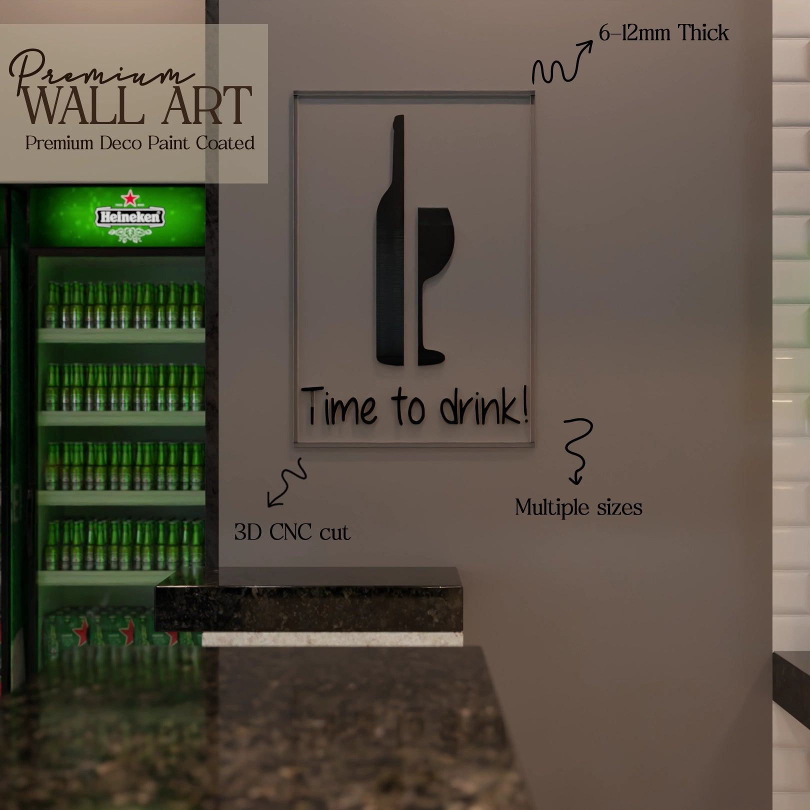 Drink O’Clock- 27x40 Inches