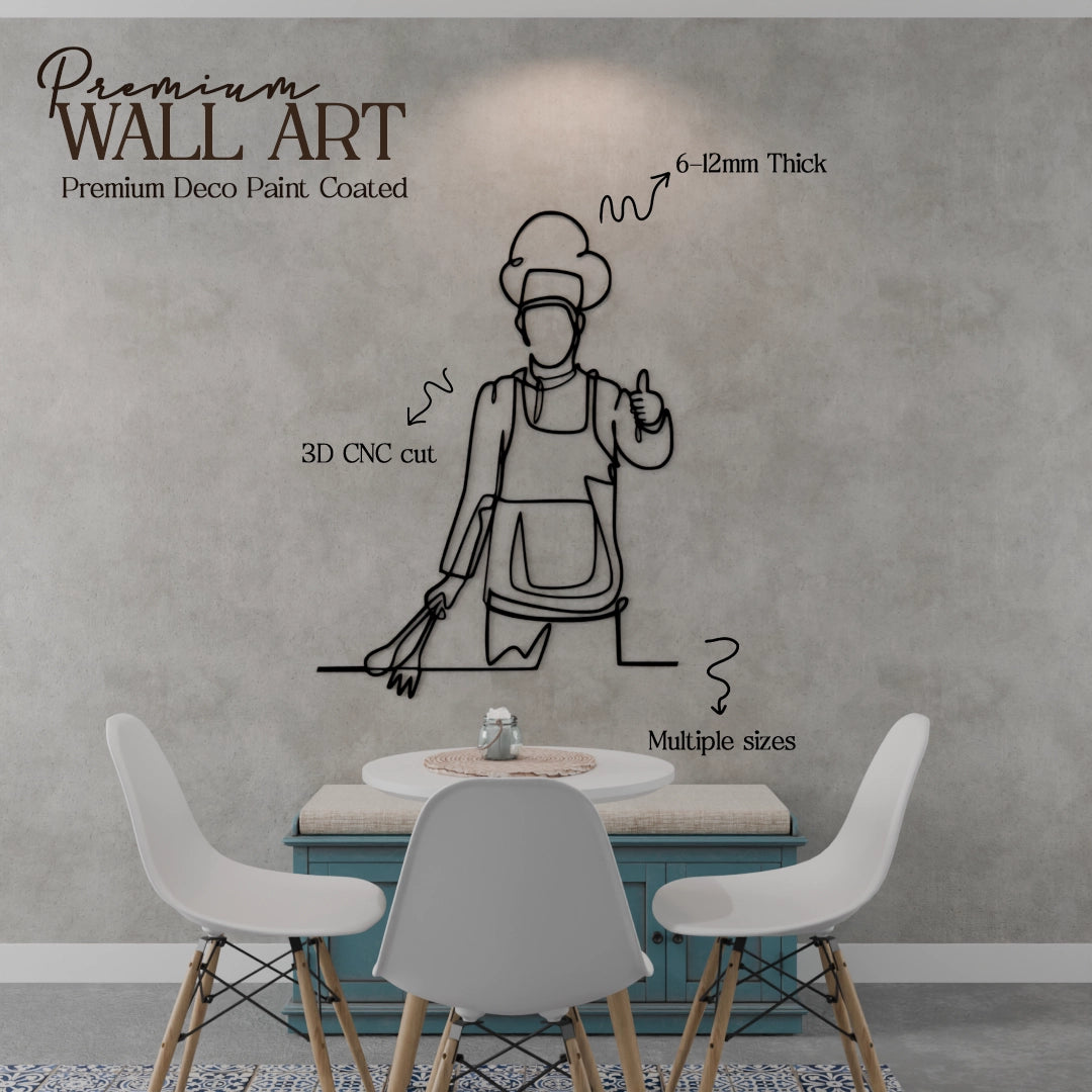 Chef Wall Art - 30x40 Inches
