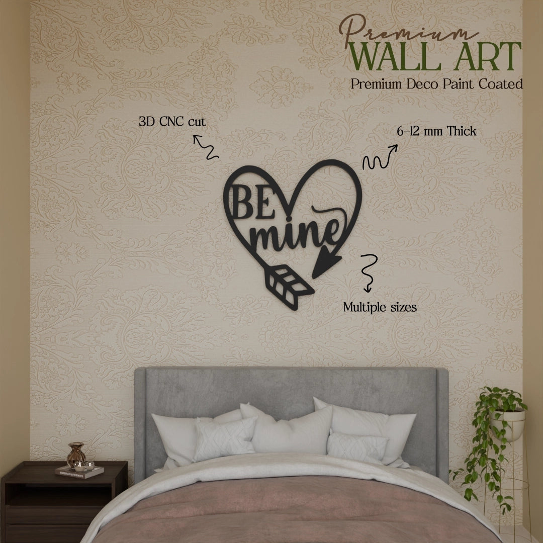 Metafurn Be Mine wall art for bedroom