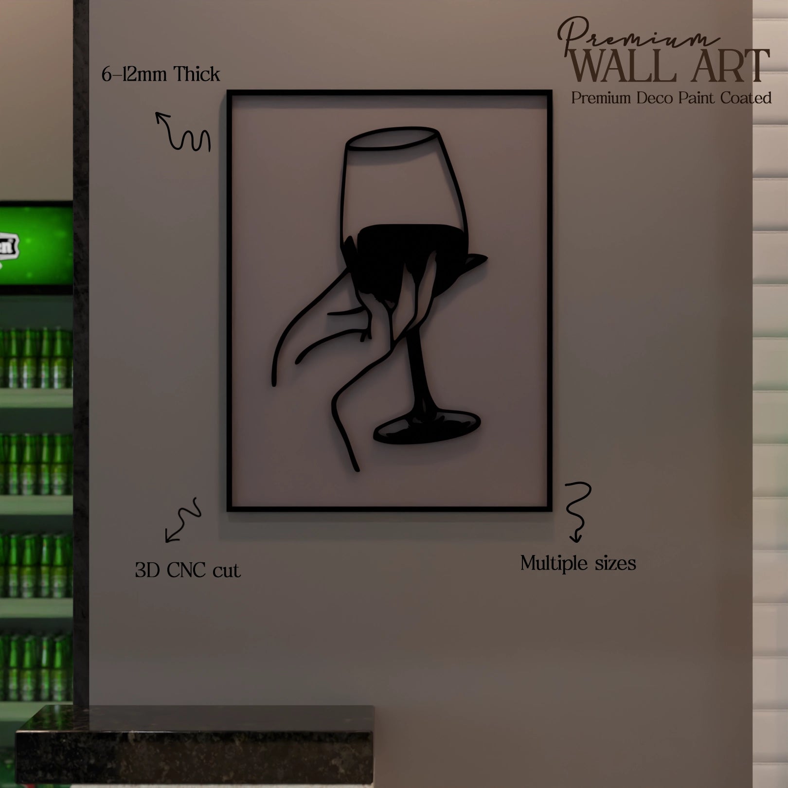 Sip Stories Wall Art- 28x40 Inches