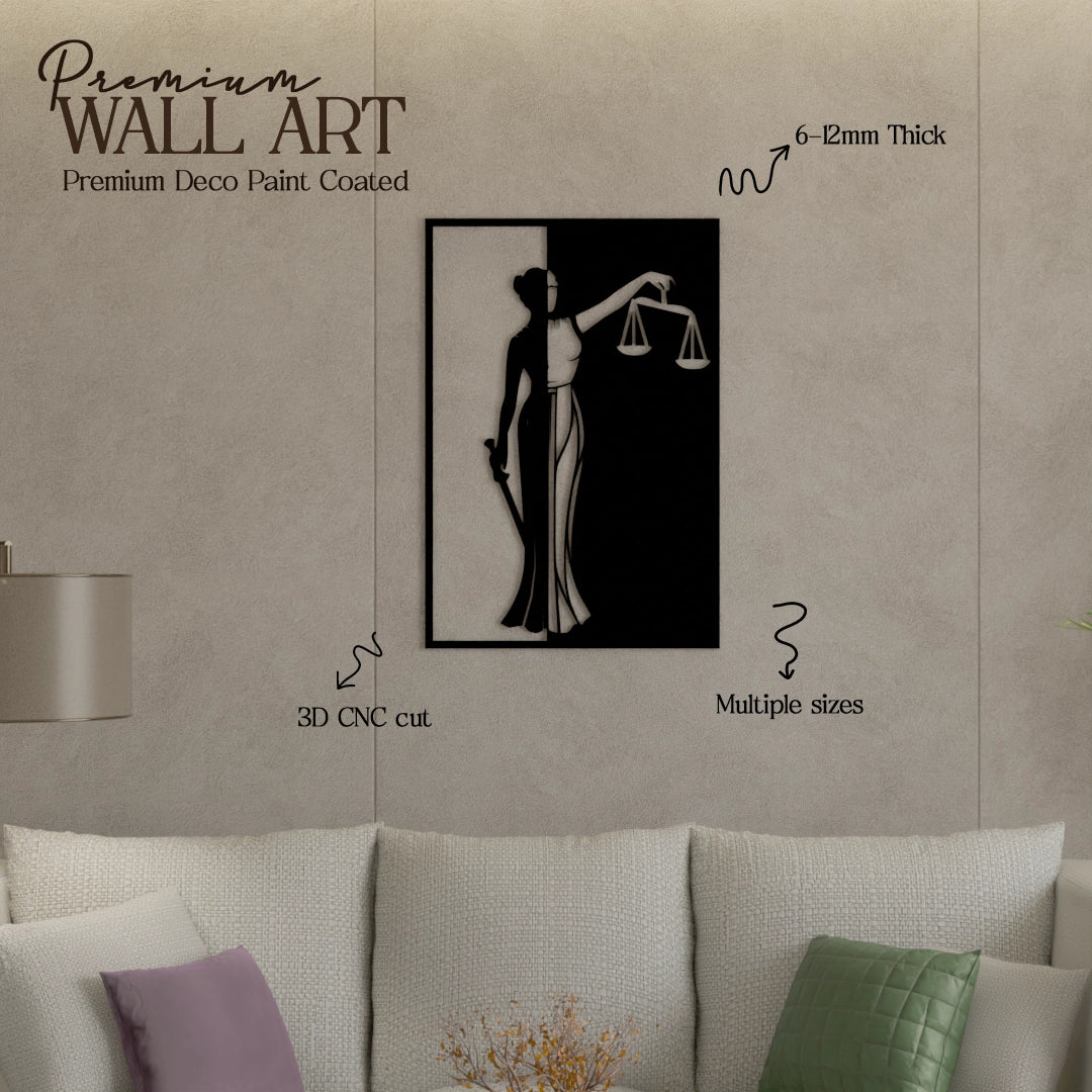 Lady Justice- 27x40 Inches