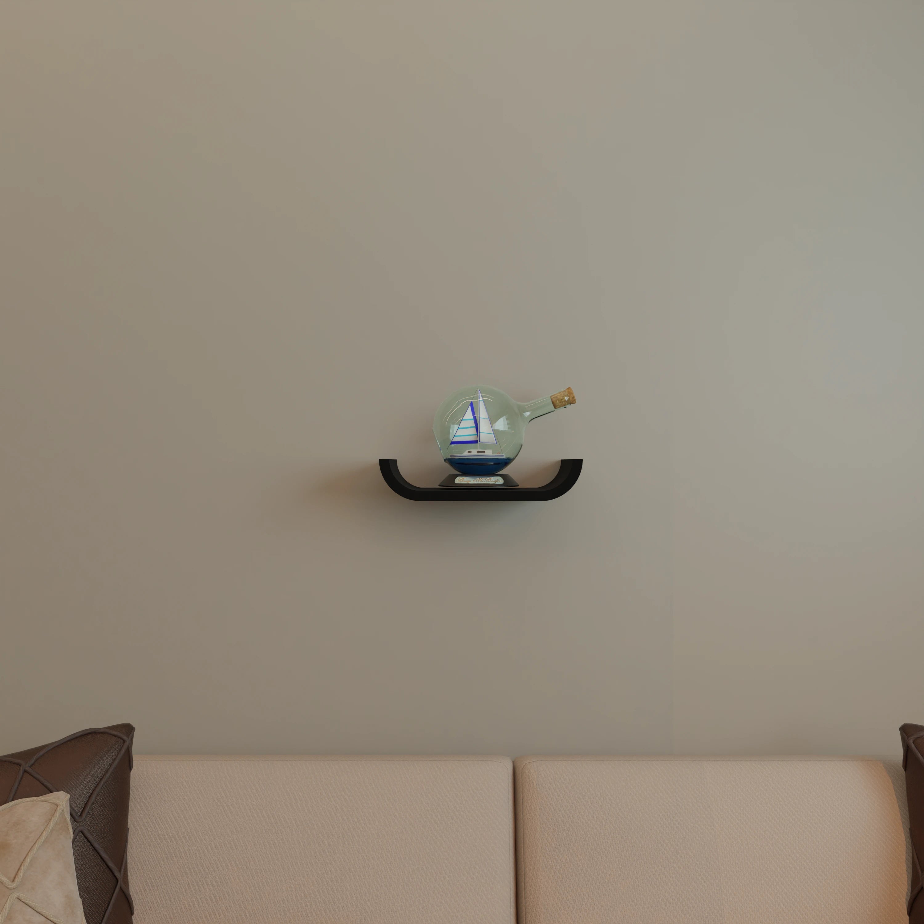 U Shape Wall Shelf