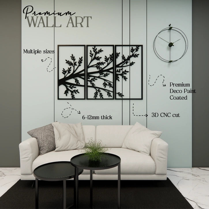 Metafurn Ivy modern wooden wall art for stylish interiors