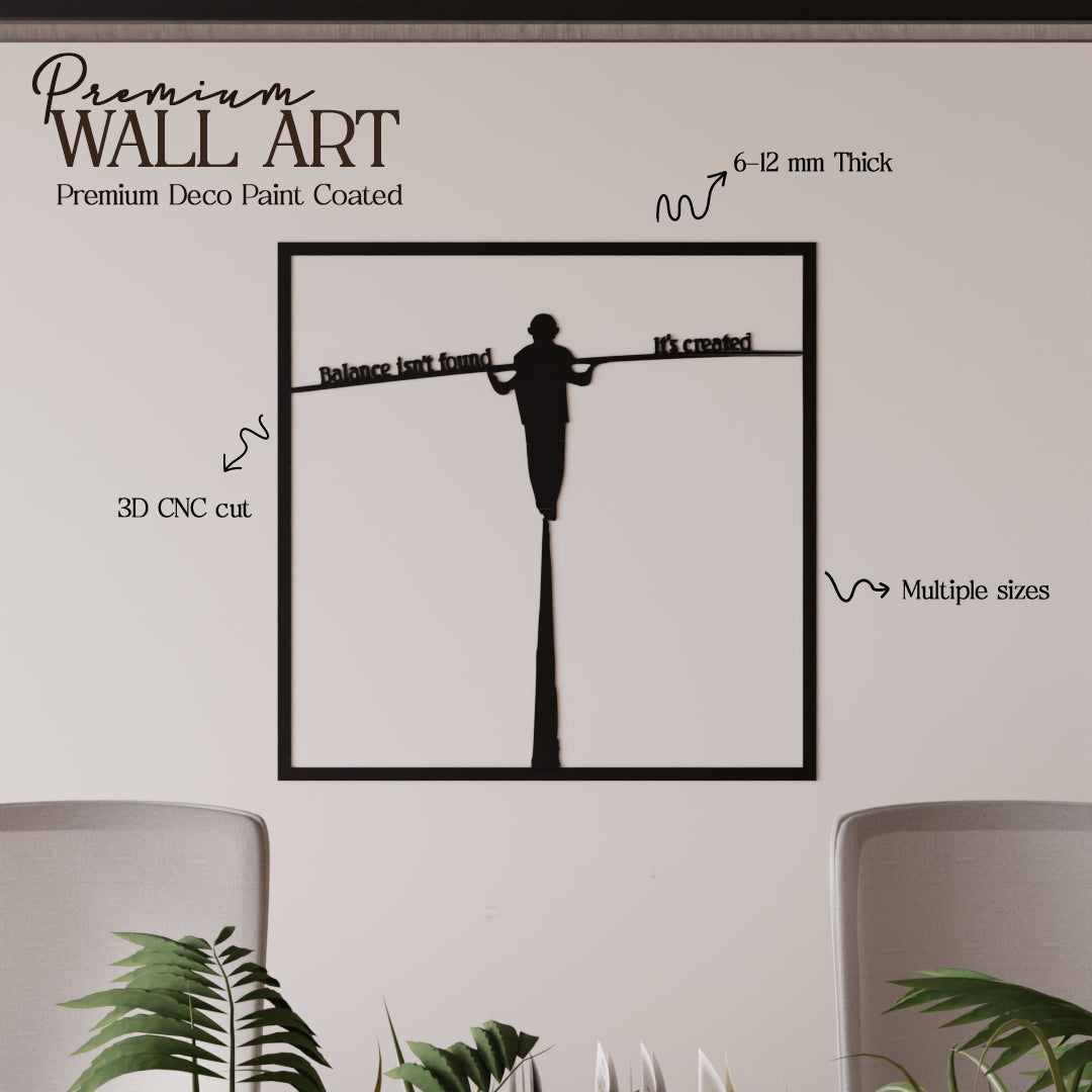 Metafurn Balance modern wooden wall art
