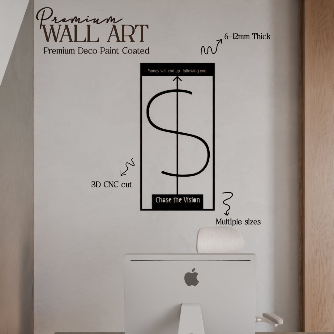 Metafurn Chase the Vision modern wooden wall art