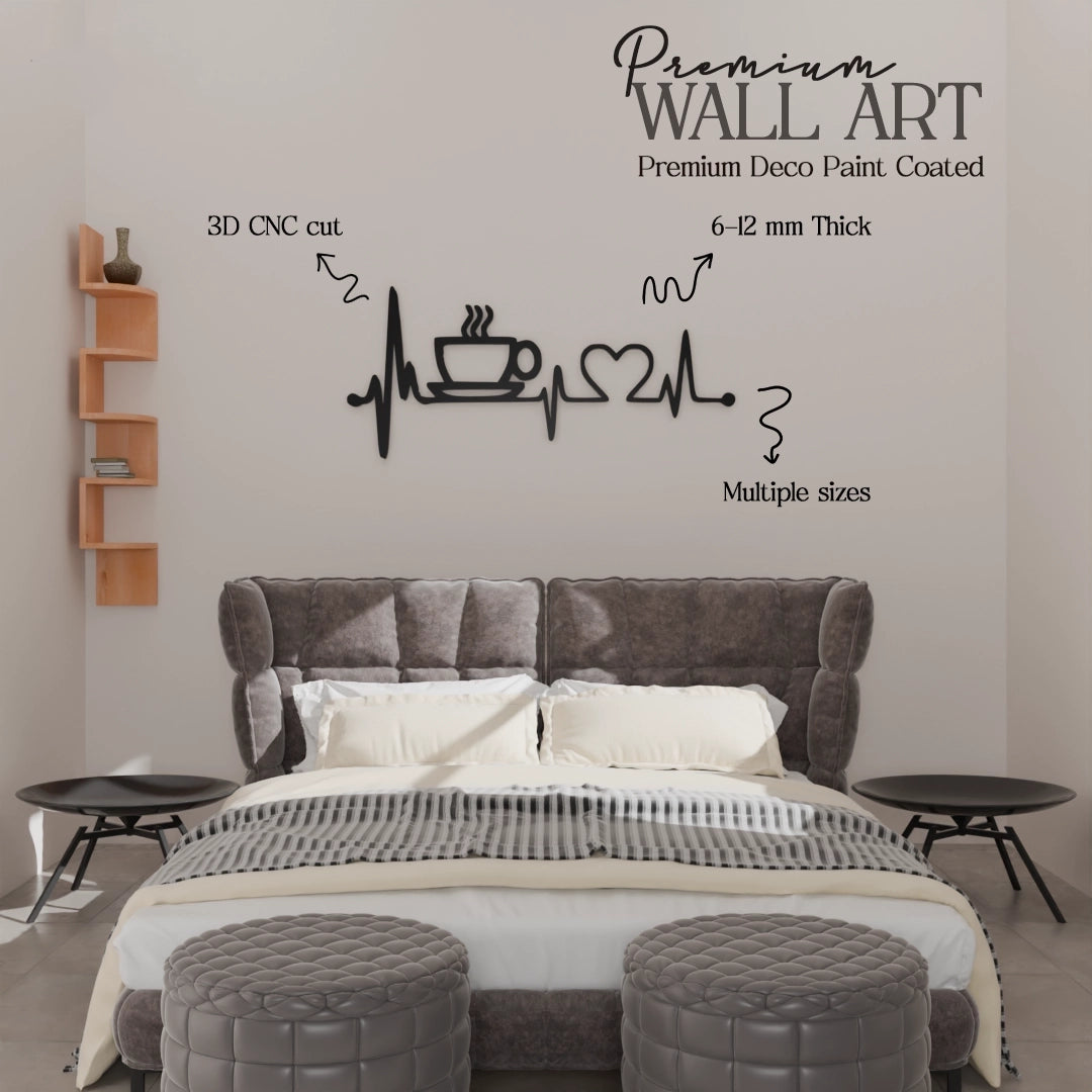 Metafurn Coffee with Love wall art for bedroom