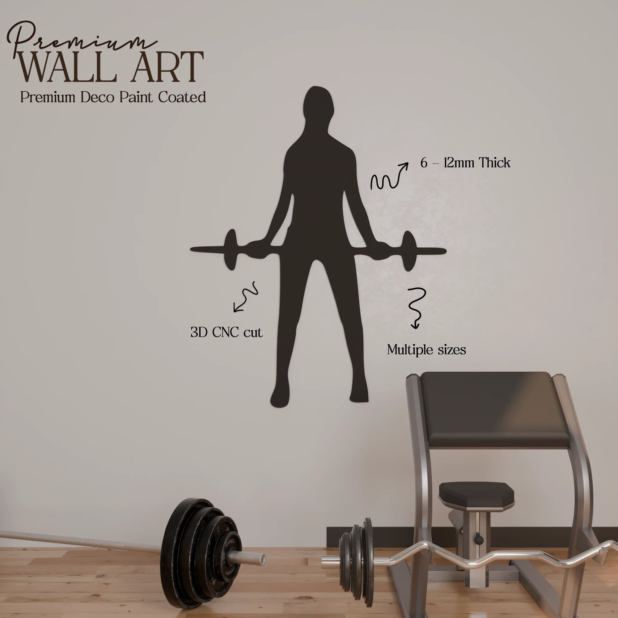 The Barbell Zone - 32x40 Inches