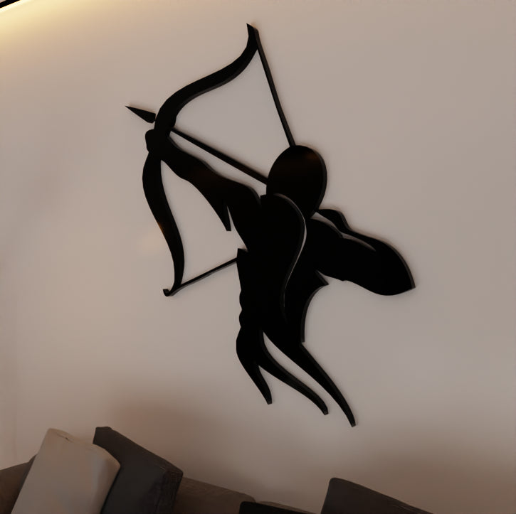 Metafurn Archer Decorative Wood Wall Art For Bold Interiors