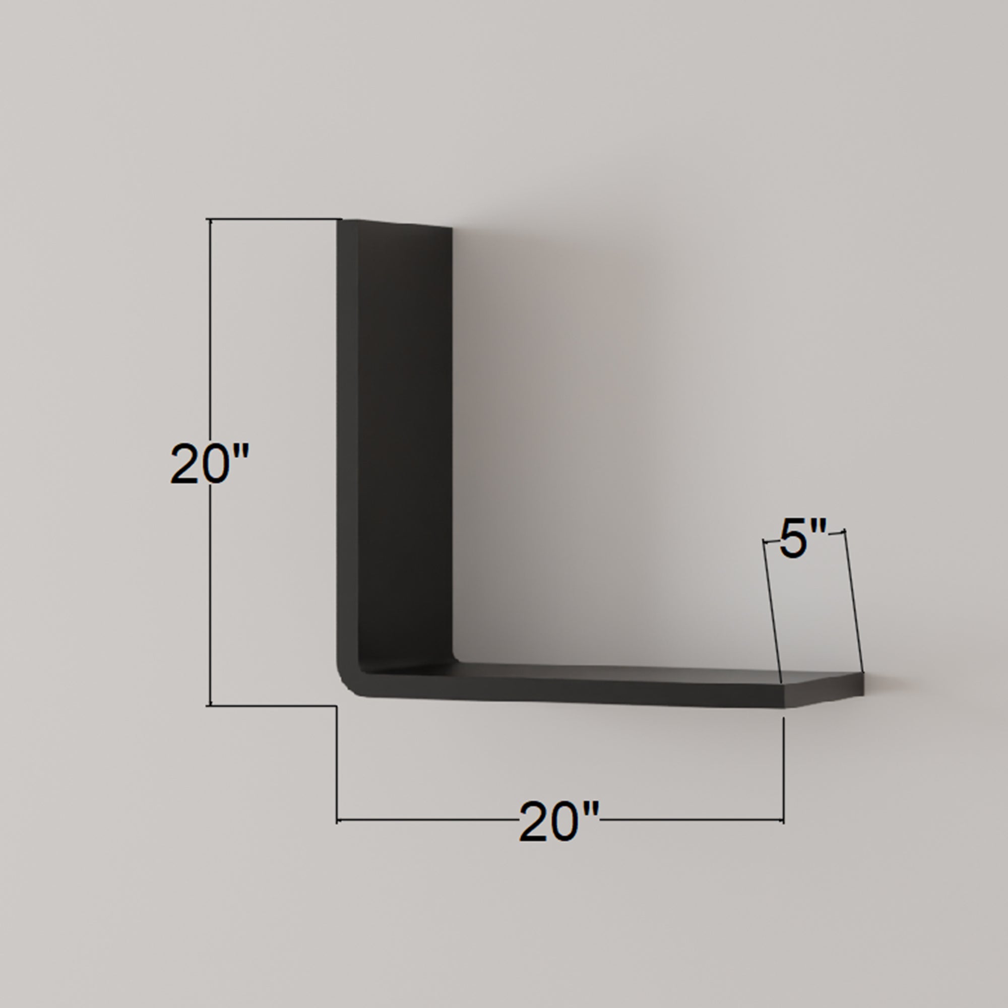 L Shape Wall Shelf