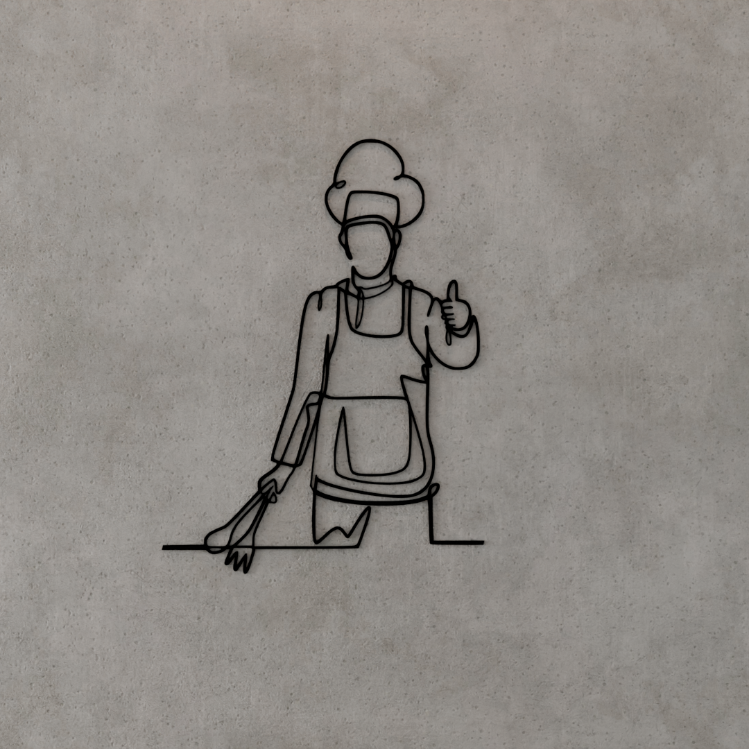 Chef Wall Art - 30x40 Inches