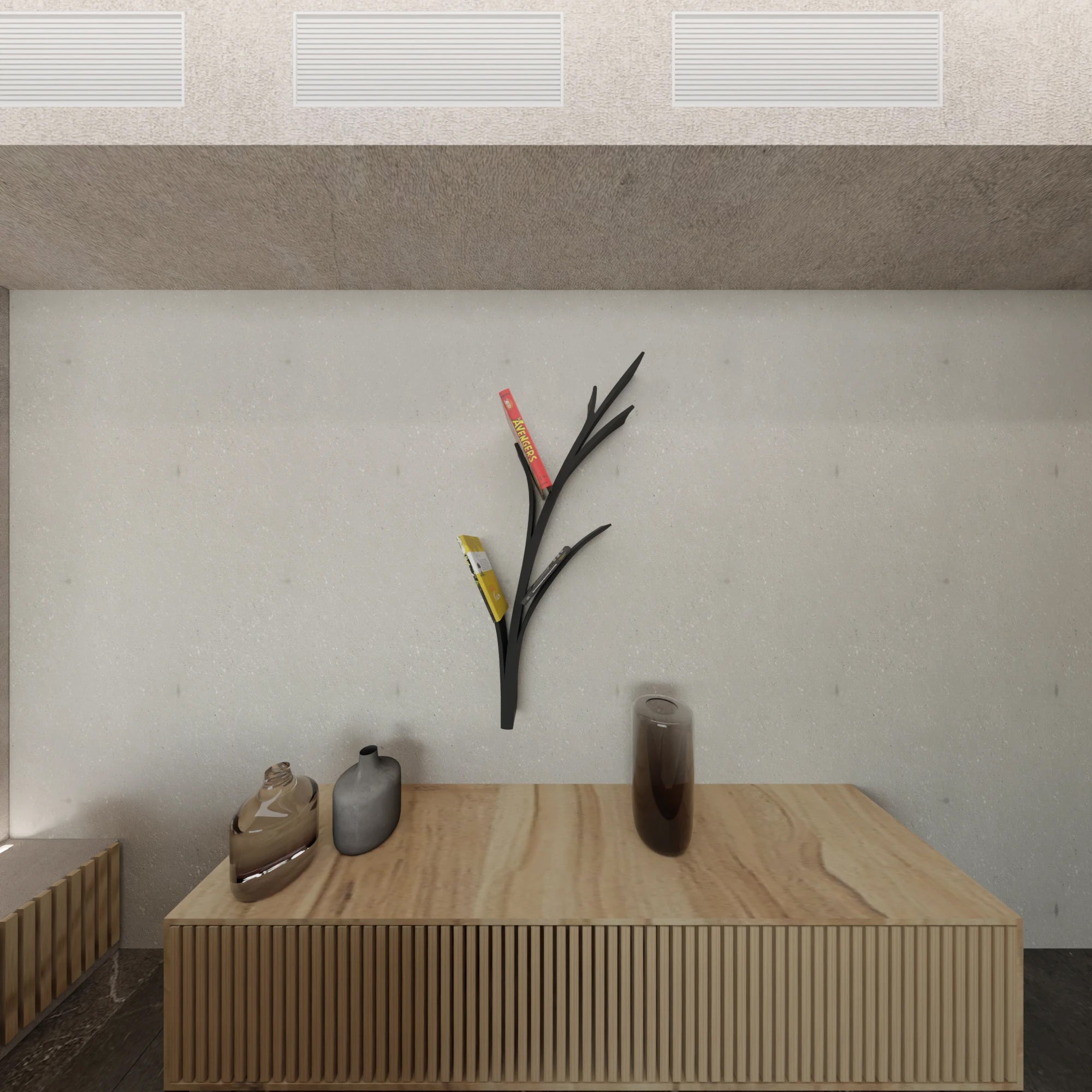 Tree Shape Wall Shelf