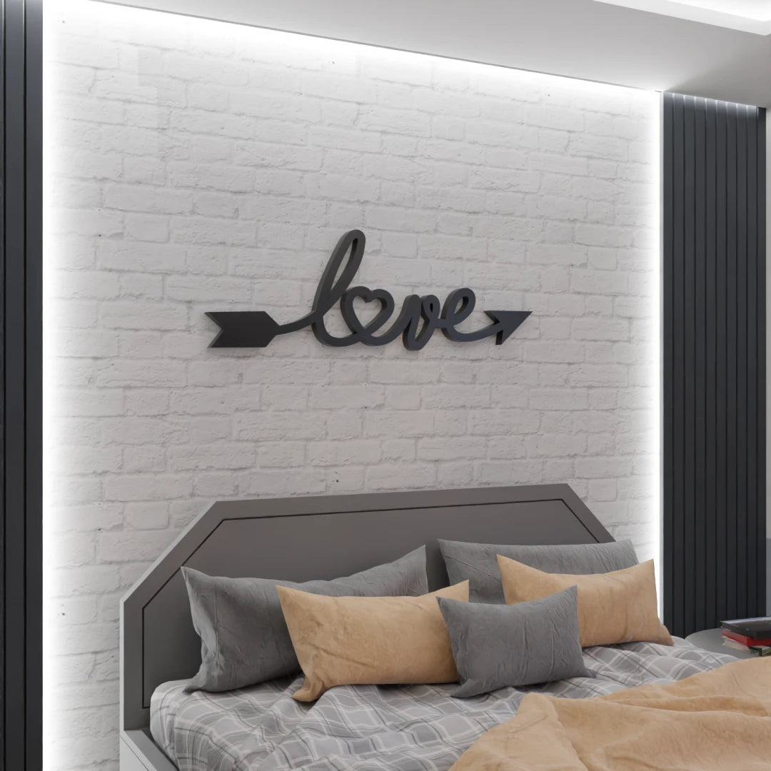 Elegant Love metal wall art – Buy now