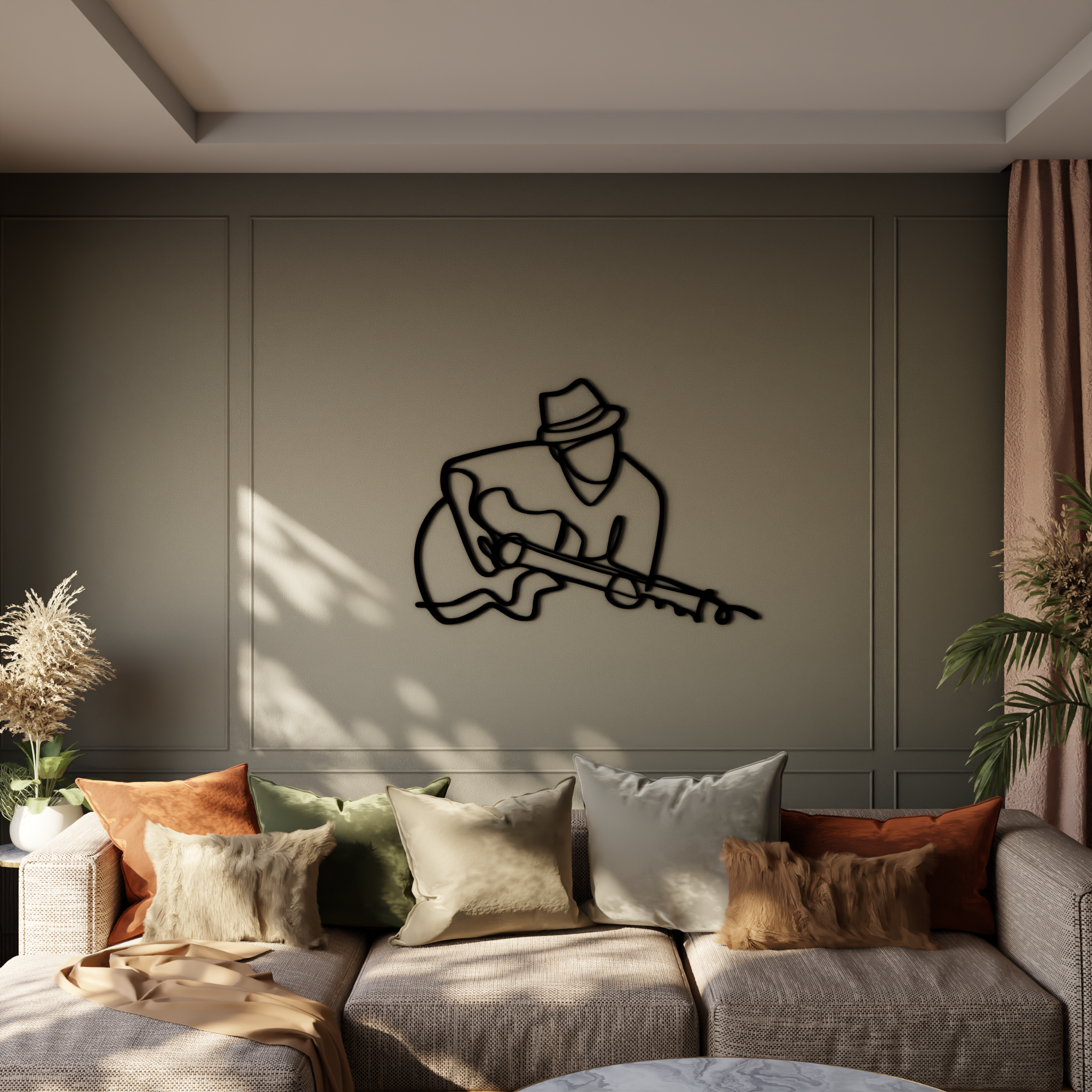 The Guitarist Wall Art  - 40x28 Inches