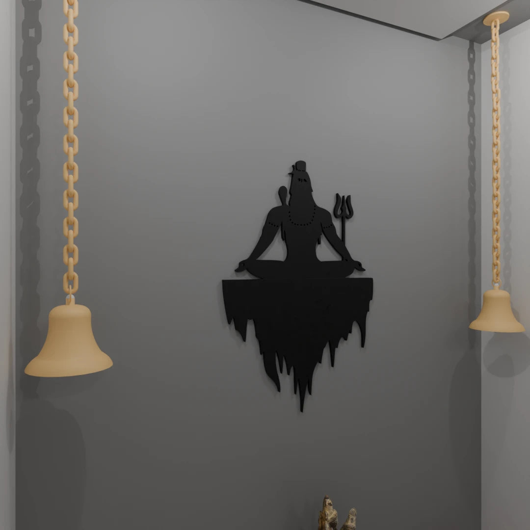 Metafurn Mahayogi Stunning Decorative Wood Wall Art For Zen Aesthetics