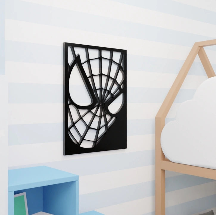 Metafurn Spiderman beautiful wooden wall art for themed decor