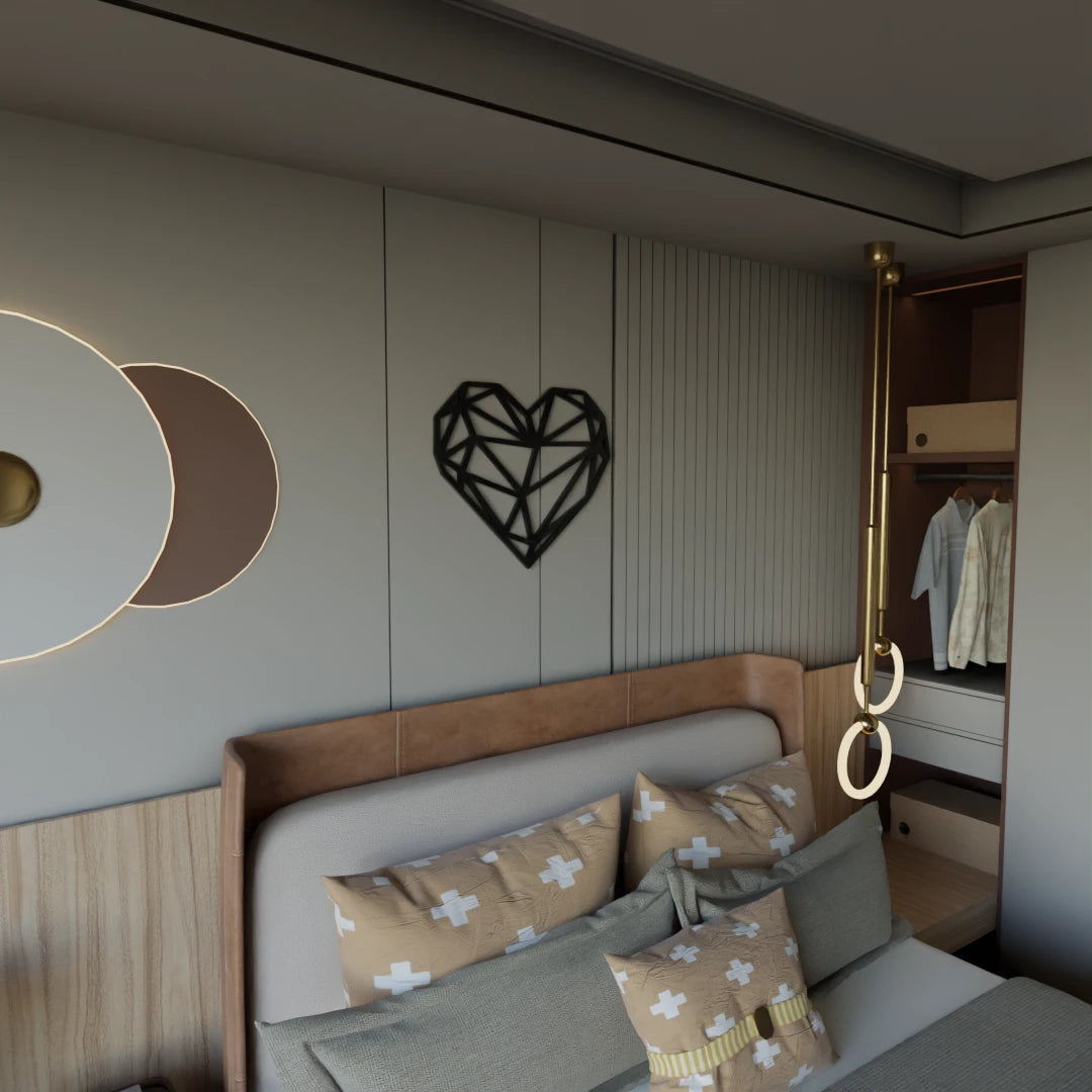 Elegant Heart metal wall art – Buy now