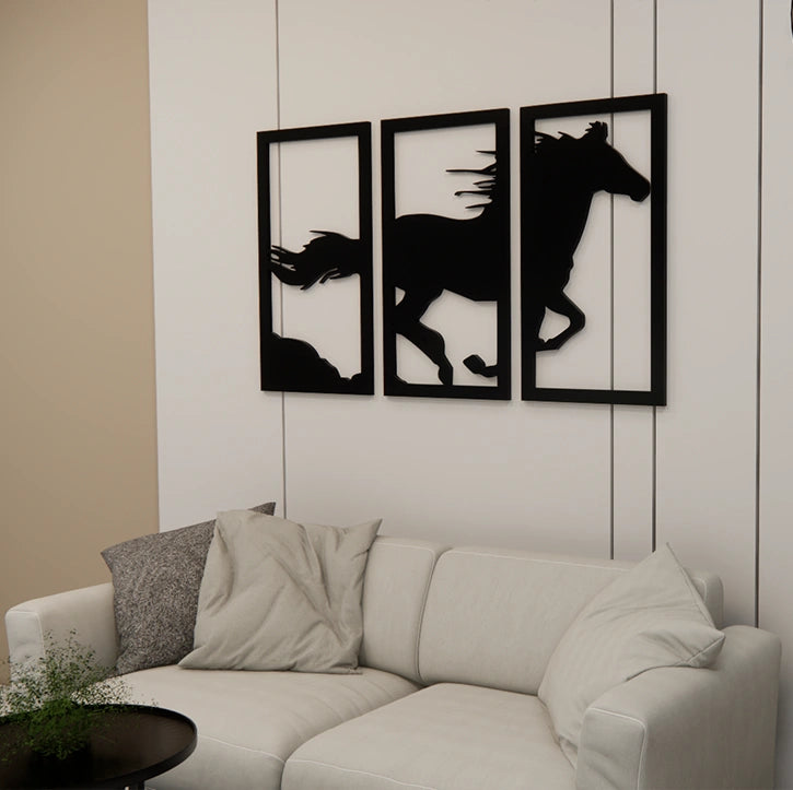 Powerful Horse metal wall art – Buy now