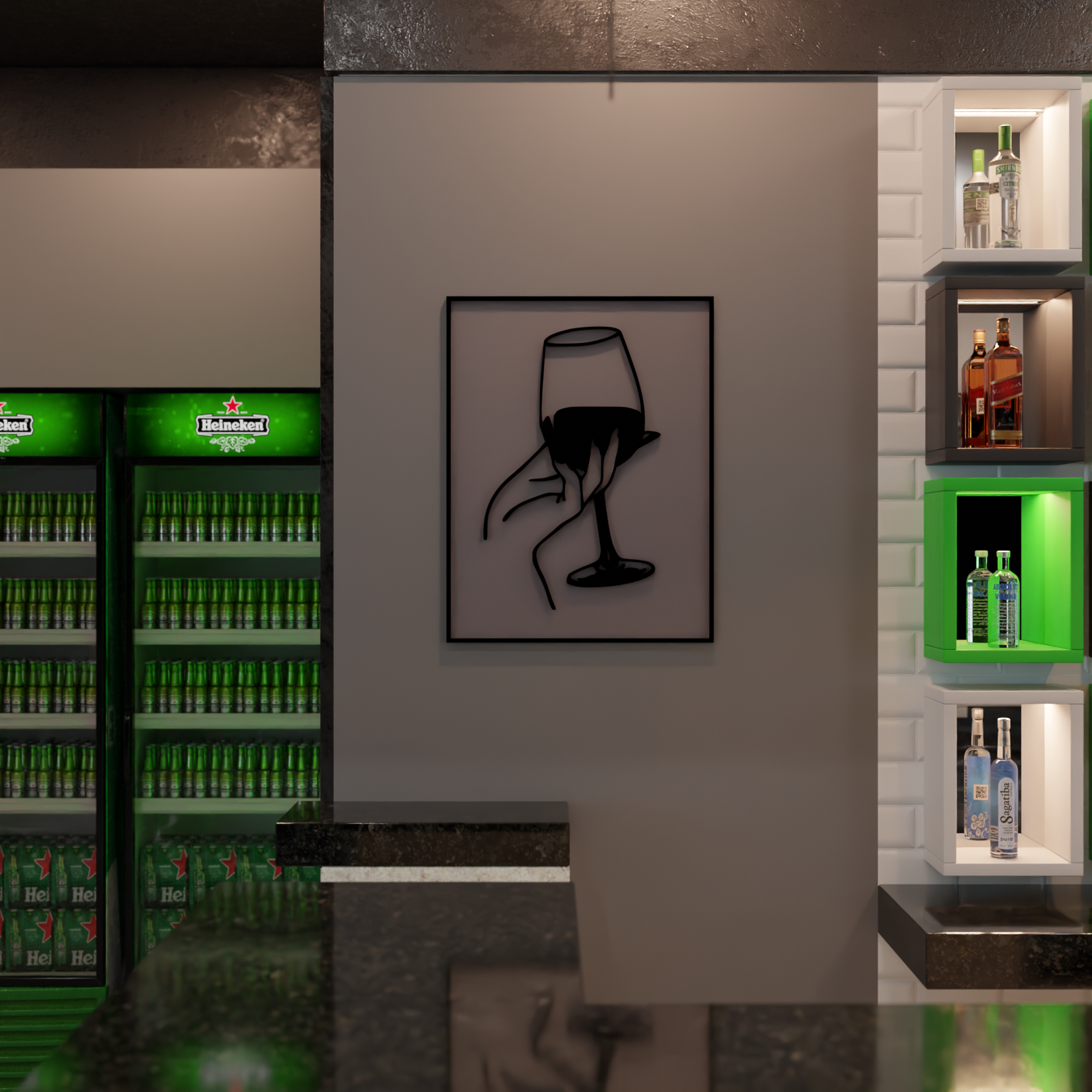 Sip Stories Wall Art- 28x40 Inches