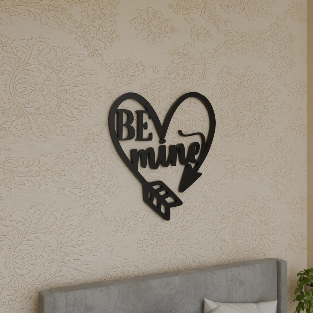 Elegant Be Mine metal wall art – Buy now