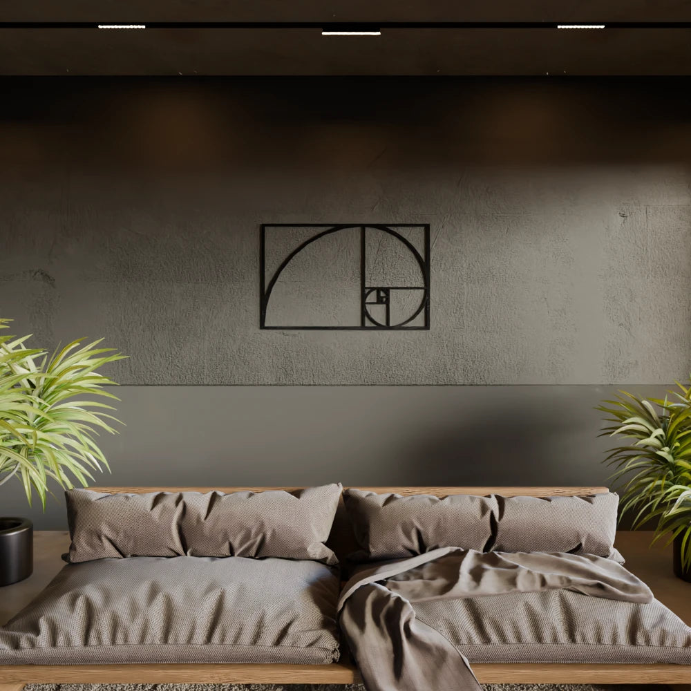 Precision-crafted Golden Ratio decor for offices