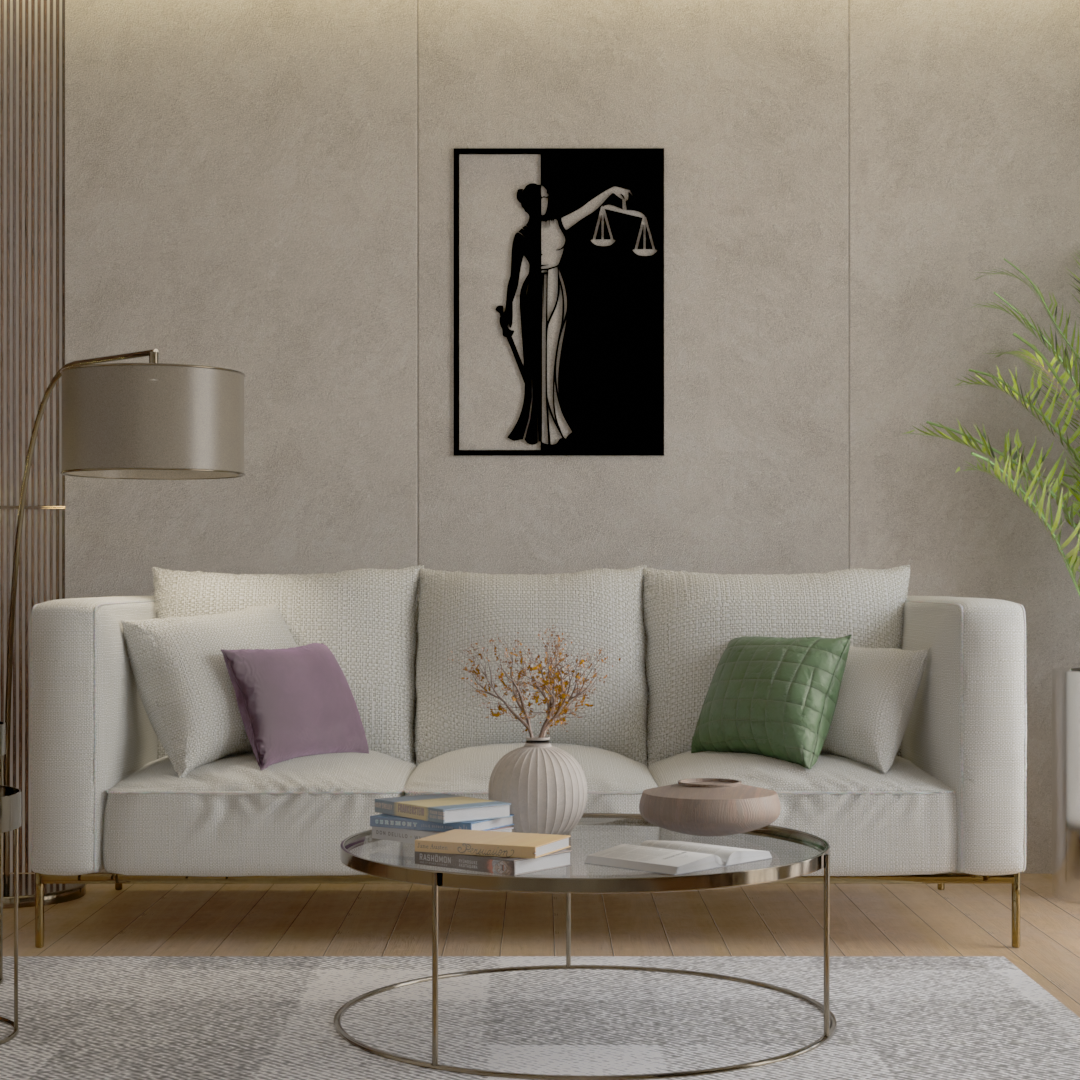 Lady Justice- 27x40 Inches
