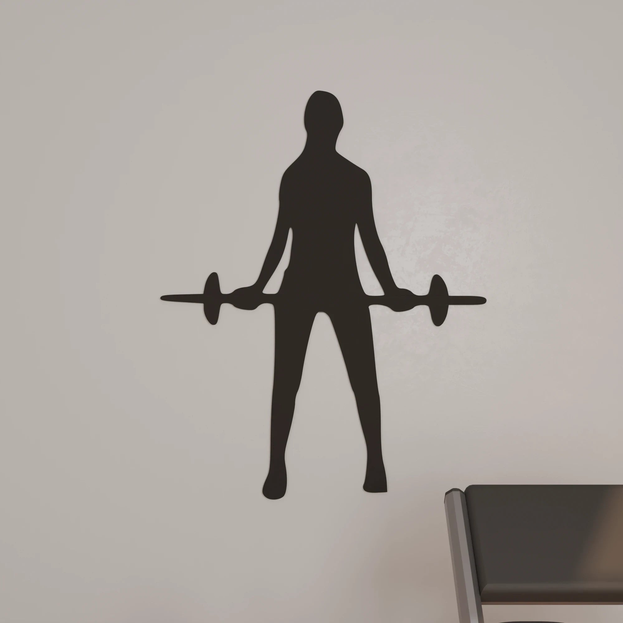 The Barbell Zone - 32x40 Inches