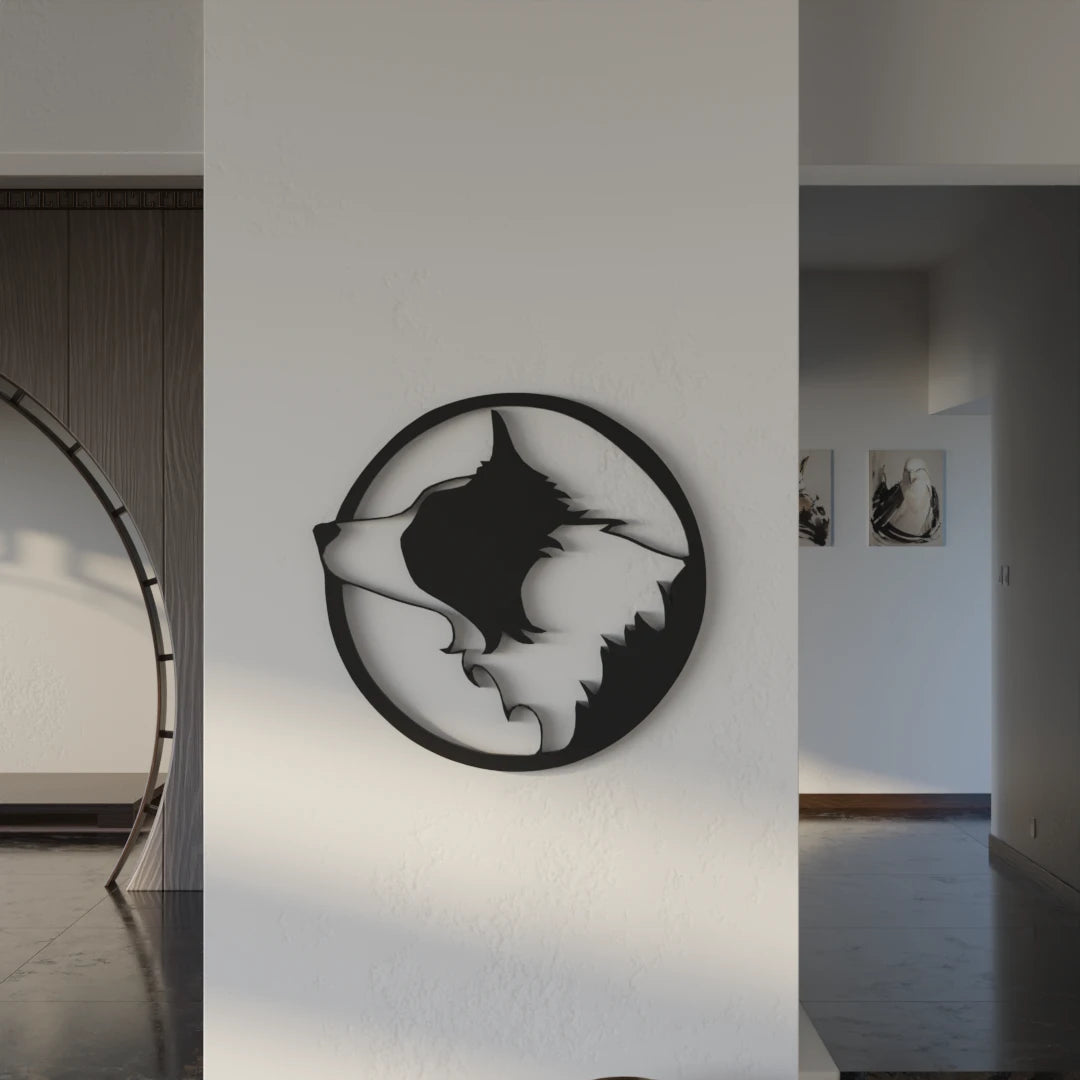 Elegant Fox metal wall art – Buy now
