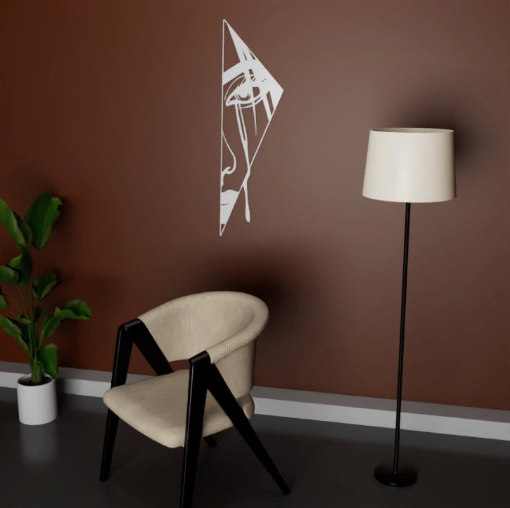 Metafurn emotion-inspired Girl Crying wall art