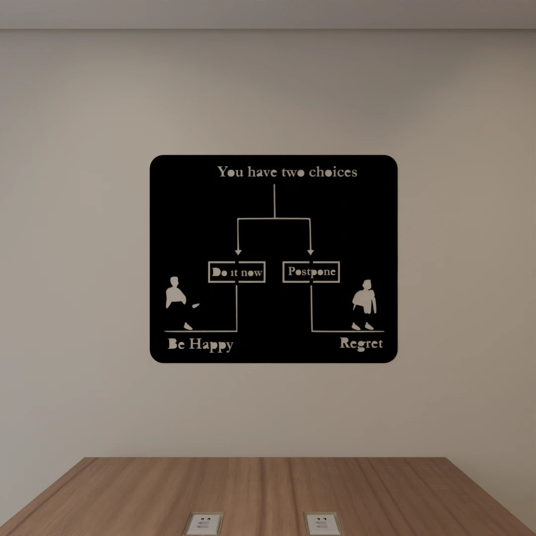 Modern wooden wall decor for offices