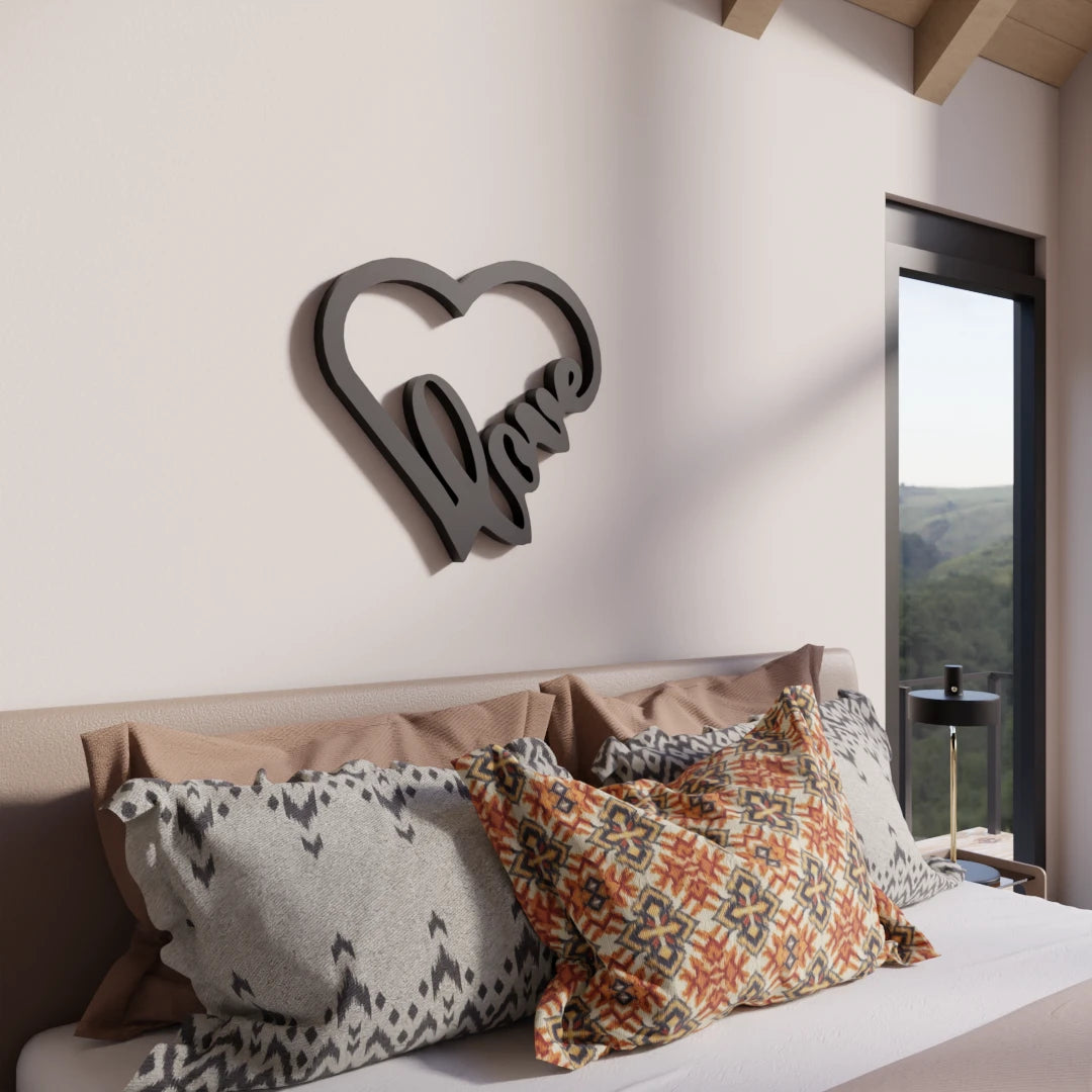Modern Heart and Love decor by Metafurn