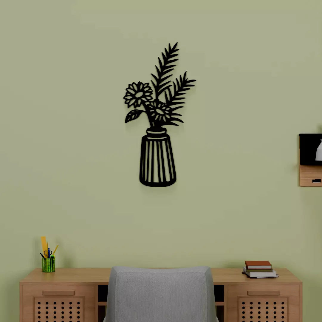 Metafurn Spring Flower Vase beautiful wooden wall decor