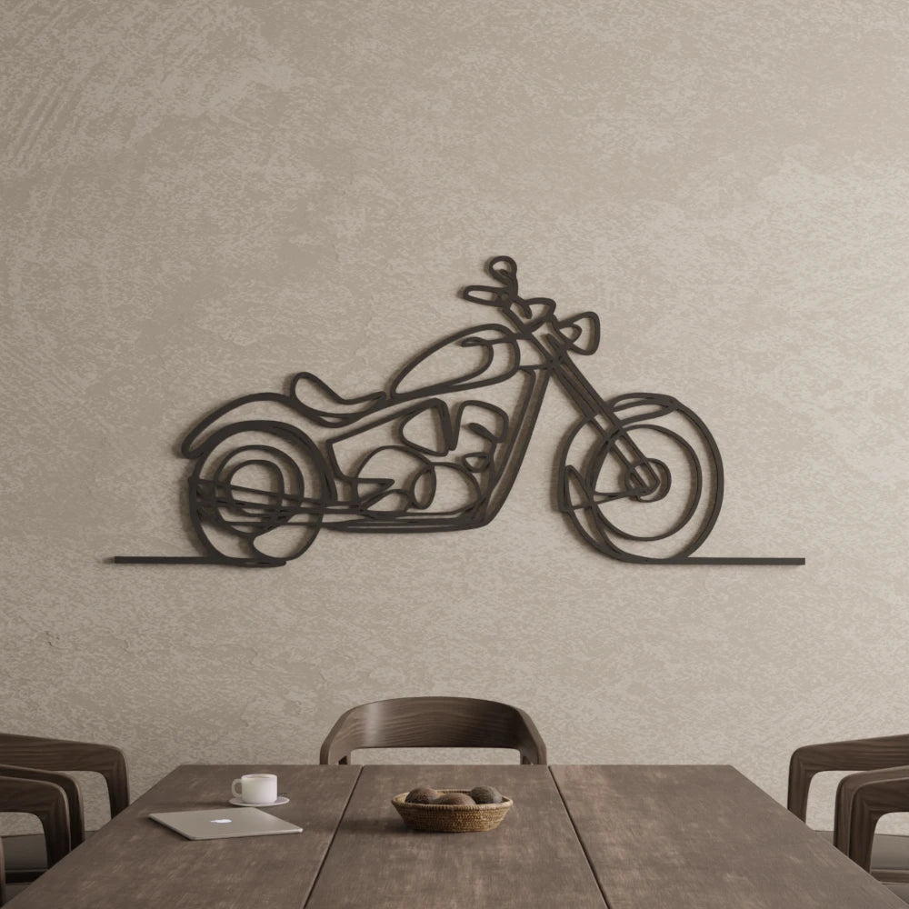 Bike Wall Art - 40x18 Inches