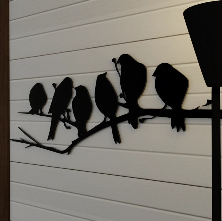 Elegant Birds metal wall art – Buy now