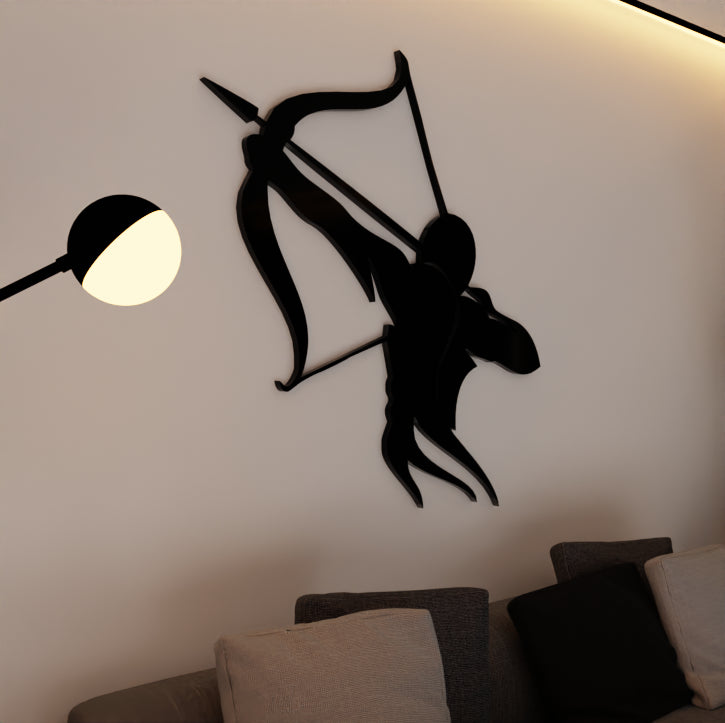 Metafurn Archer Beautiful Wooden Wall Art For Contemporary Decor