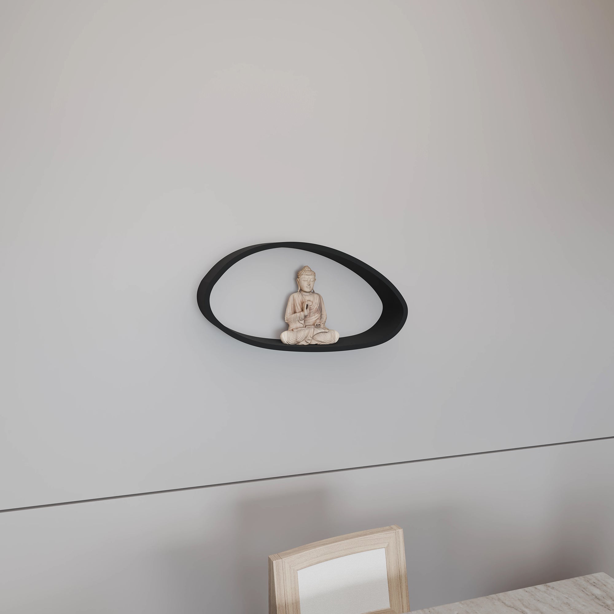 Oval Shape Wall Shelf