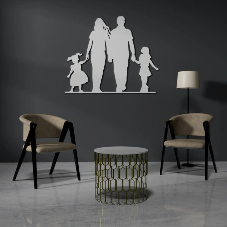 Family wall art for living spaces