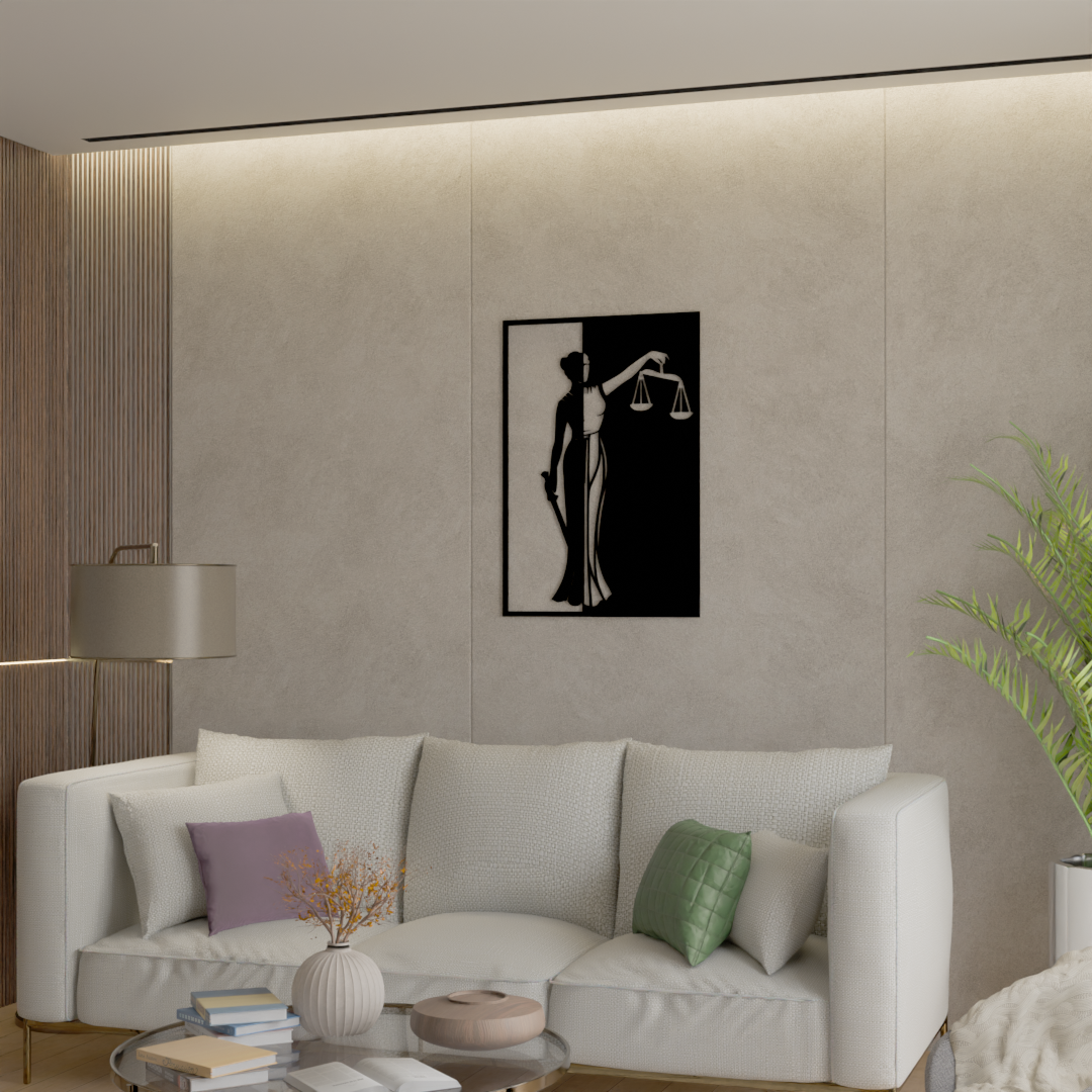 Lady Justice- 27x40 Inches