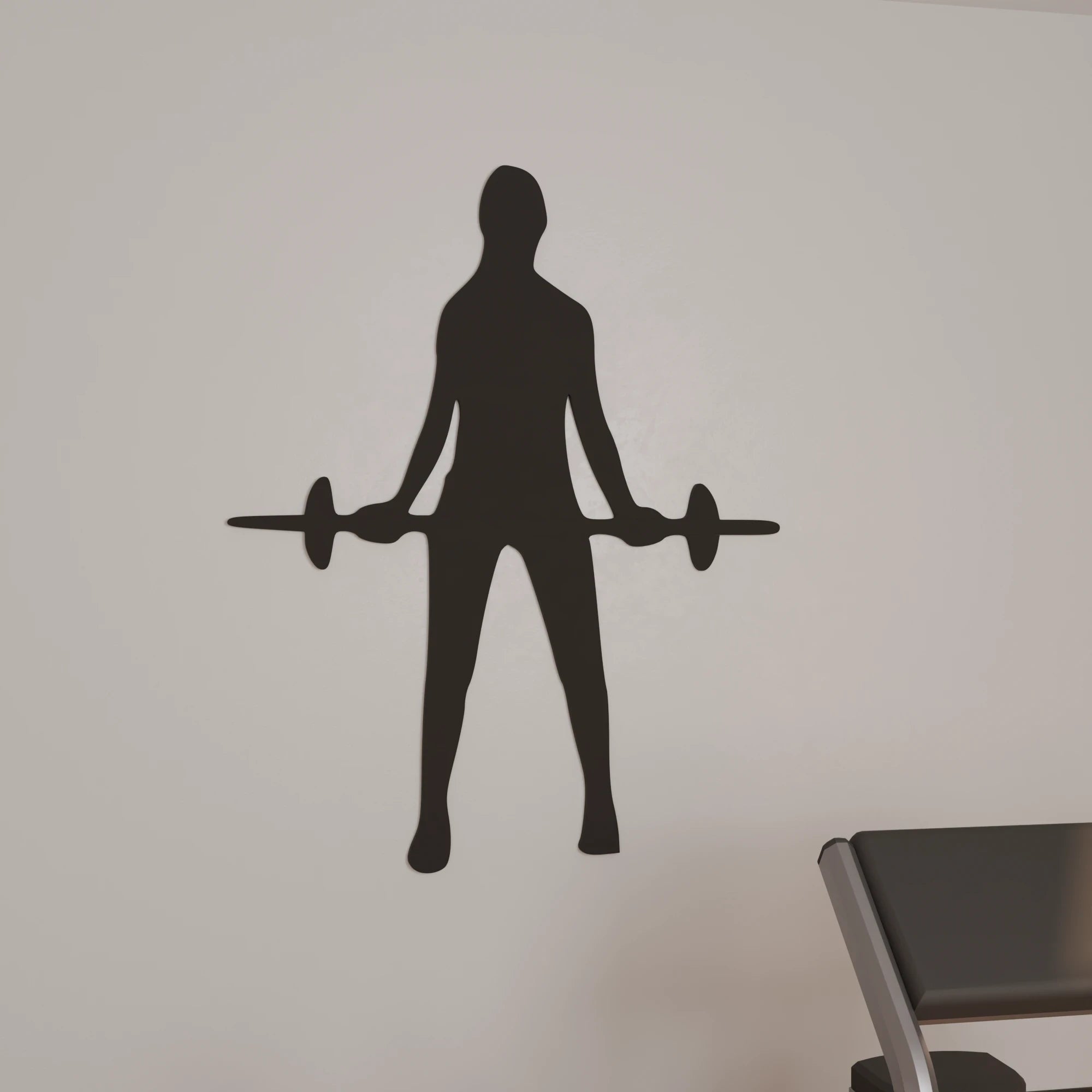 The Barbell Zone - 32x40 Inches