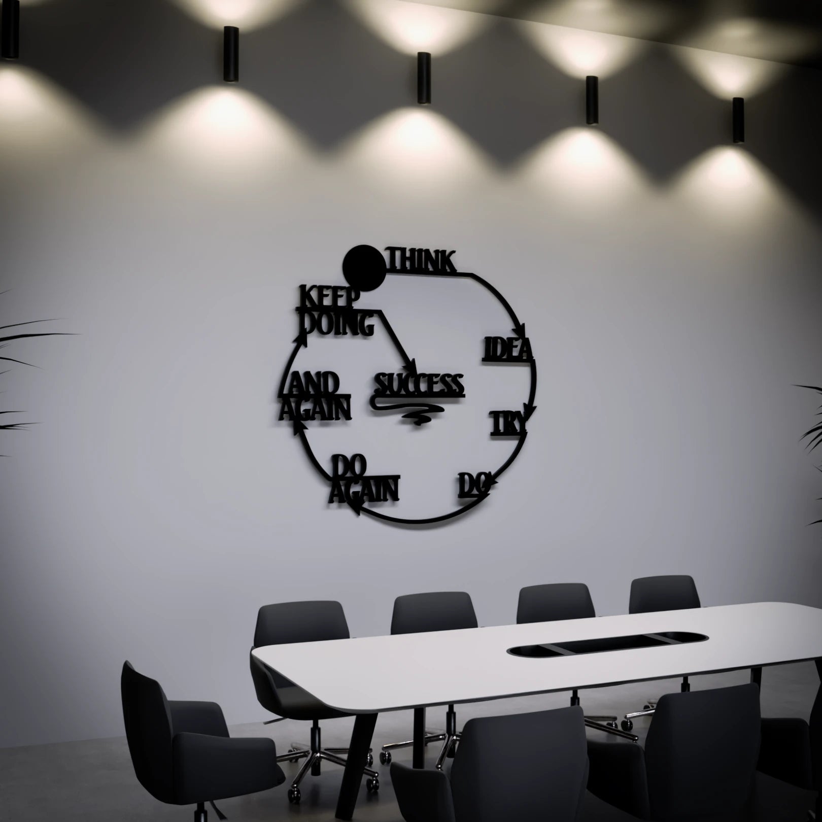Metafurn Success Formula handcrafted wooden wall art