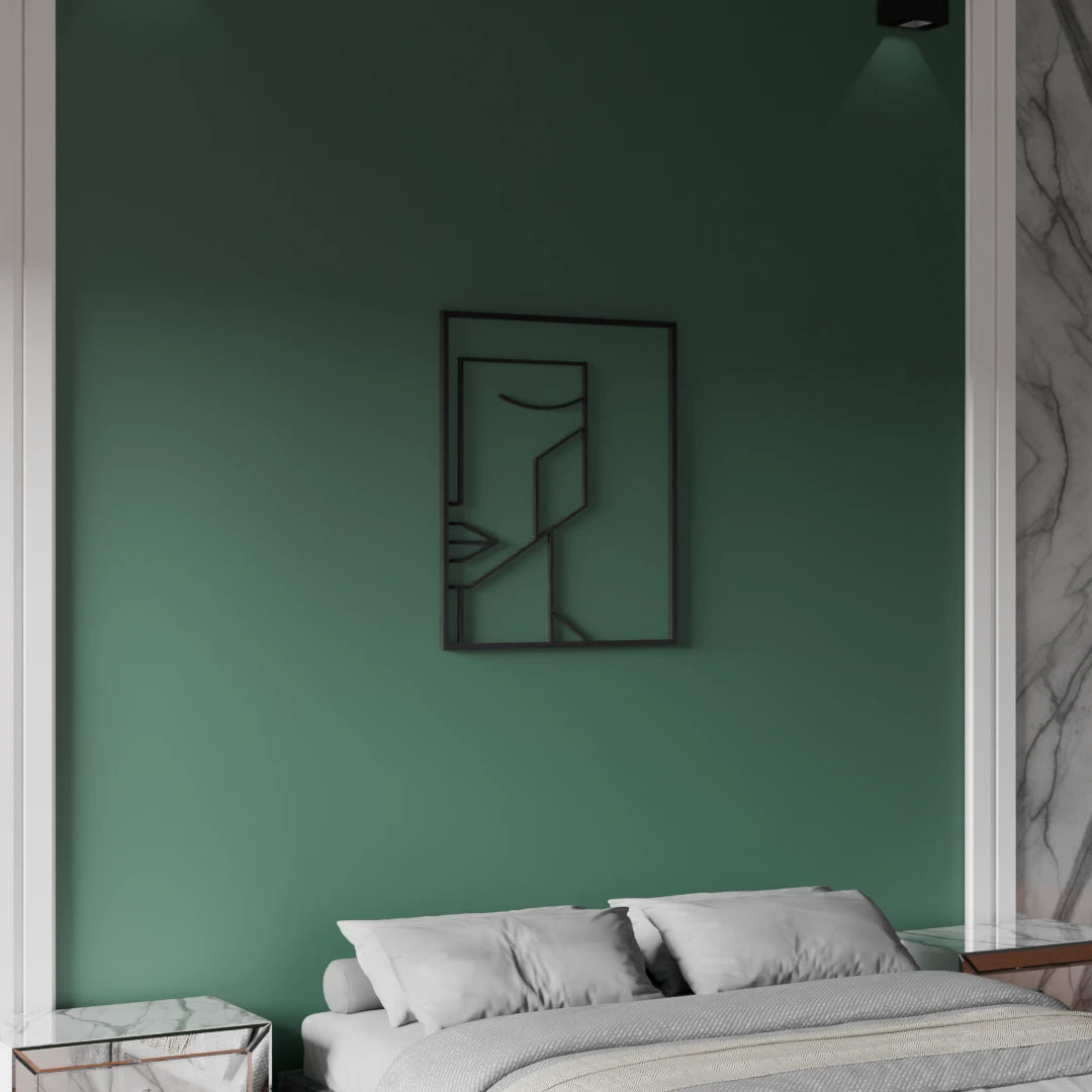 Metafurn Male Head decorative wood wall art for stylish home decor