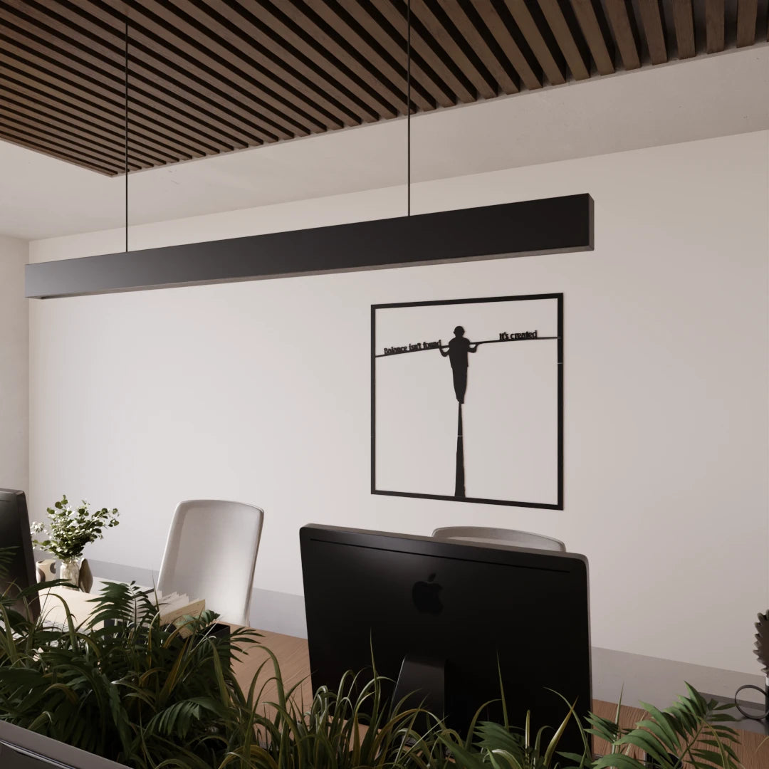 Metafurn Balance handcrafted wooden wall art