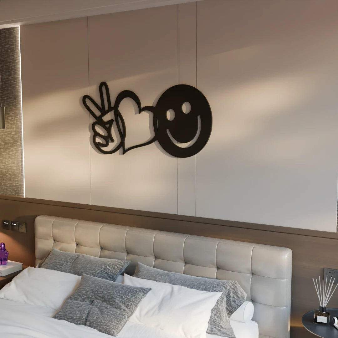 Stylish Love and Peace wall hanging for home