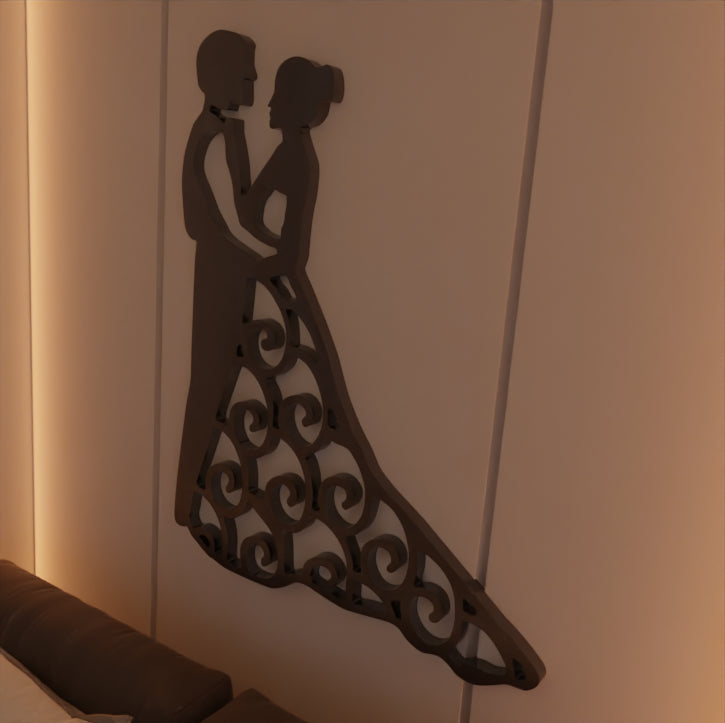 Couple wall art for intimate spaces